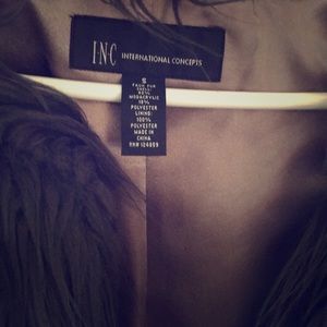 Fake fur grey from New York worm couple times